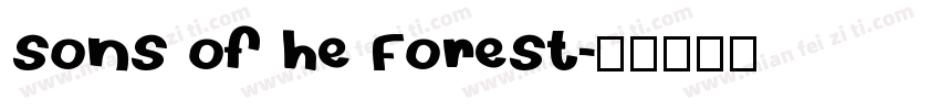 sons of he Forest字体转换